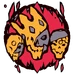 Raging Melted Gold Skeletons emblem