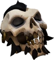 The Ancient Skull of Captain Flameheart as seen during the The Seabound Soul.
