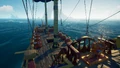 Deck view of the Glorious Sea Dog Set on a Galleon.