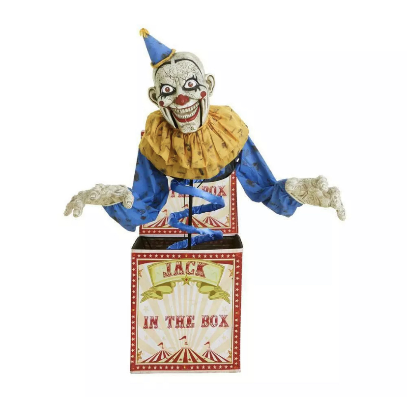 Jack in the Box Clown Kid's Costume