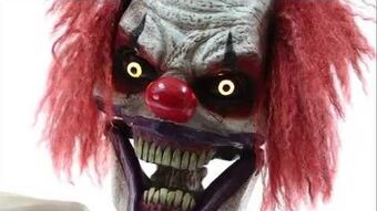 Brand New Animated Twitching Clown Halloween Prop