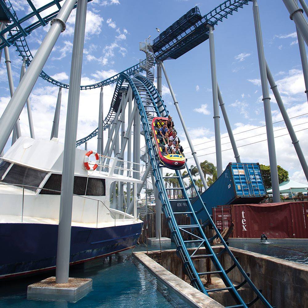 Storm Coaster SeaWorld Gold Coast Australia Wikia Fandom