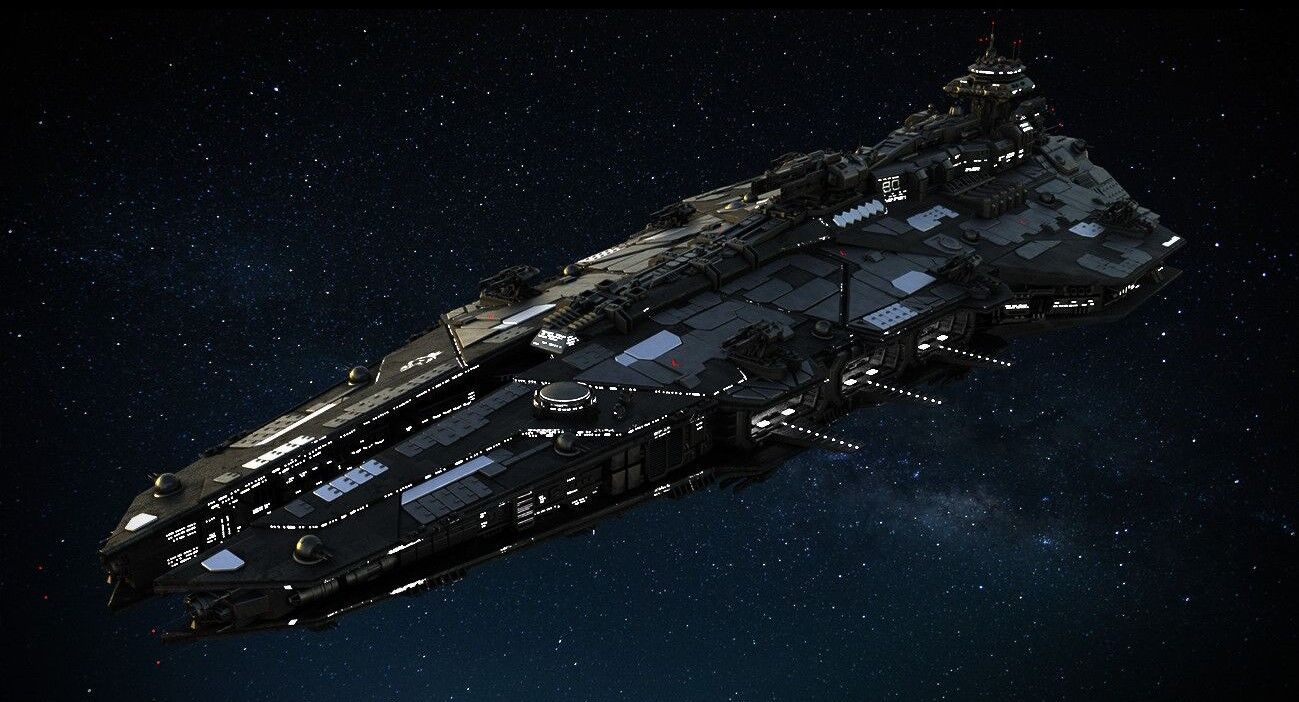 stellaris interplanetary battleship: a massive warship designed for combat  in space. it features advanced propulsion systems, energy shields, and  powerful directed energy weapons capable of engaging targets across vast  distances