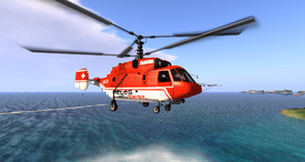 Ka-29 “Helix” hovering above the Honah Lee Ocean.