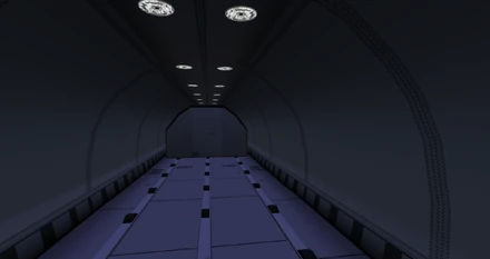 Inside of the Boeing 757 Cargo variant