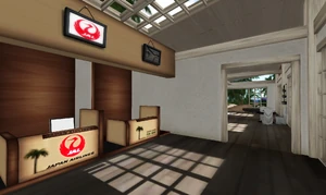 JAL Desk at St Martin Airflied