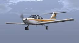 TomaHawk Pictures 001.jpg (28 KB) Promotional image of a ZSK PA-38 Tomahawk in flight.