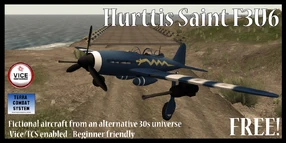 Official promotional image of the Hurttis Saint F3U6.