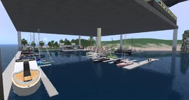 Grenadier Marina, looking north-west (January 2014).