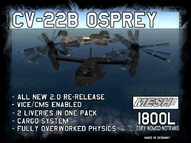 Official promotional image of the CV-22B Osprey.