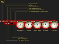 YKS-7 heads-up display (HUD).