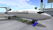 Kousara's Charters 727 at Hollywood Airport