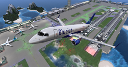 Bluejet Airways flight 1724 departing from Seychelles Int (12-14)