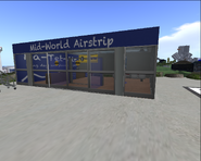 Terminal of the Mid-World Airstrip