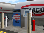 Texaco (DSA) fuel pump in New Horizons Airport, Satori.