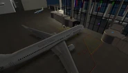 Kousara's Charters 757 at Second Life International Airport