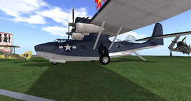 PBY-6A Catalina on display at 'Meridas'.