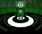 Meeting room looking down