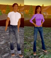 Default avatars that residents are born as