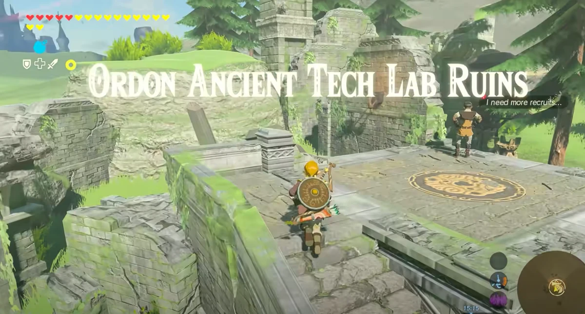 Ordon Ancient Tech Lab Ruins Second Wind Wiki Fandom