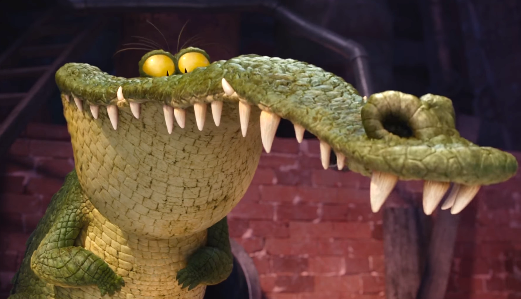 Derick is a large crocodile and minor character in The Secret Life of Pets....