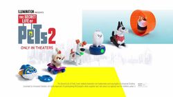 The secret life of pets 2 happy meal toys hot sale