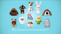 Secret life of pets happy new arrivals meal toys