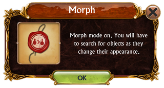 Morph mode information box