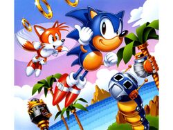 Sonic Chaos Sega Master System game