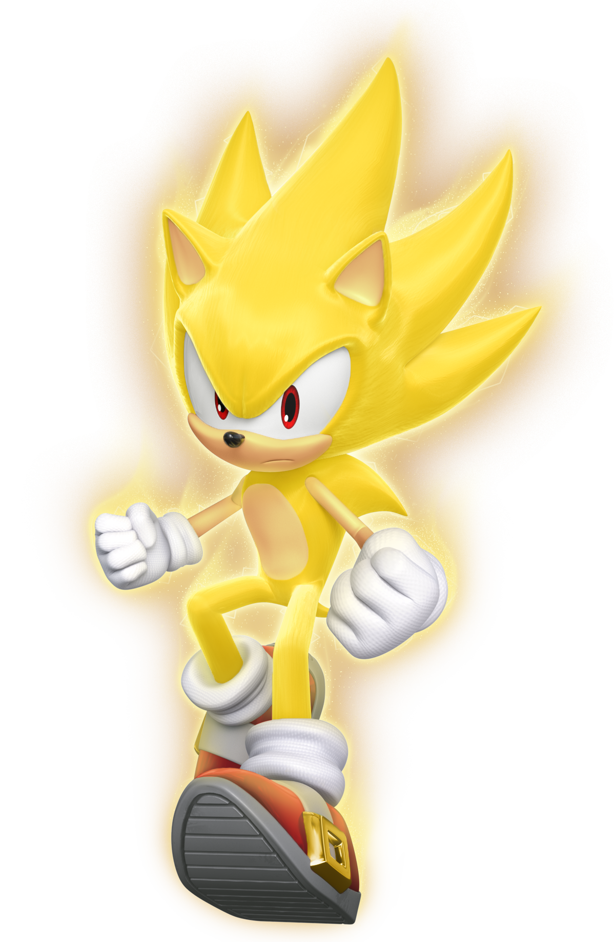 Classic Super Sonic Sprites Sonic , yellow character illustration lot  transparent background PNG clipart