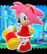 Amy Rose modern outfit skin