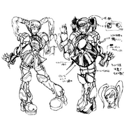 Concept art of Honey from the secret credits of Fighting Vipers 2