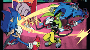 Surge takes on Sonic and Metal Sonic
