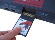 The original Master System allowed the use of Sega Cards