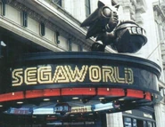 SegaWorld London's entrance
