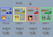 Arcade Character Selection Screen