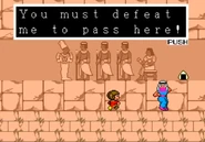 Queen challenges Alex to a Janken Battle