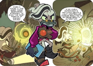Sonic the Hedgehog (IDW Publishing) Starline discovering the Warp Topaz