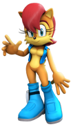 Sonic 3D Renders Sally