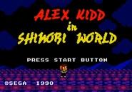 Title sequence. Alex has grown a bit from the White Ninja's power