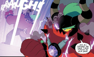 Sonic the Hedgehog (IDW Publishing) Zavok powers up using a Chaos Emerald