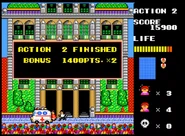 Megumi-Rescue-gameplay-7.png (546 KB) ...allowing civilians to make their own way down safely to the ambulance.