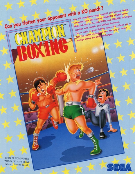 CHAMPION BOXING SEGAアーケードゲーム パンフレット チラシ Champion Boxing | Sega Wiki | Fandom