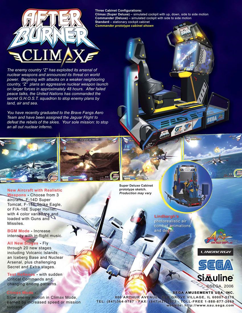 After Burner Climax | Sega Wiki | Fandom After Burner Climax | Sega Wiki | Fandom