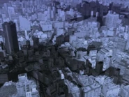 The Conception begins, striking the city with black lightning and killing everyone outside the hospital