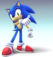 Sonic the Hedgehog's Fighter Render