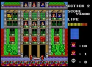 Megumi-Rescue-gameplay-2.png (572 KB) Players must bounce up to rescue civilians