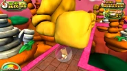 Banana-Splitz-Giant-hand-obstacles.png (635 KB) Main mode gameplay. Avoid the giant fists!