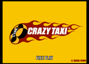 Crazy Taxi Title Screen (Arcade)
