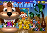 Losing screen (Arcade)